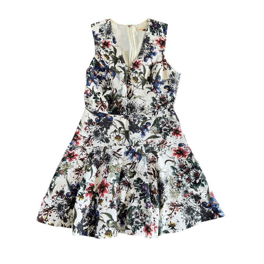 Rebecca Taylor Multicolor Floral Midi Dress